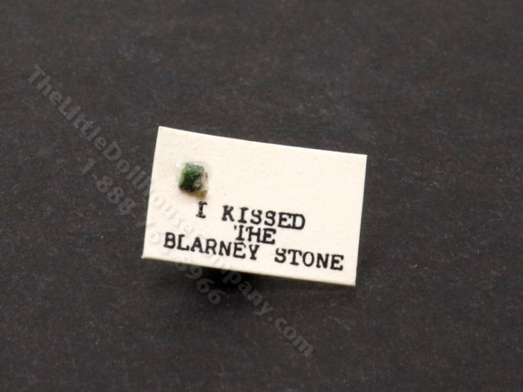 (image for) Miniature "Blarney Stone" Card for Dollhouses