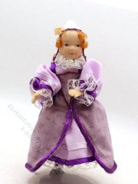 (image for) Miniature Medieval Girl in Lilac