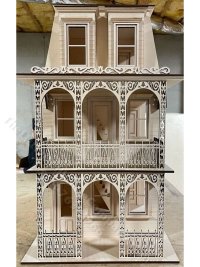 (image for) Half Scale Saint Charles French Quarter Laser Cut Dollhouse Kit