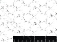 (image for) Grey Flower Vine Pattern Miniature Wallpaper for Dollhouses