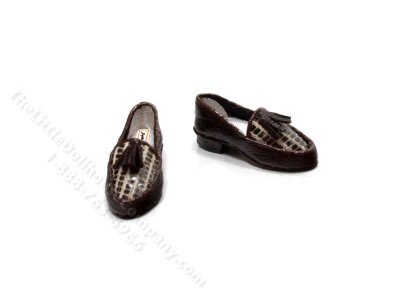 (image for) Snakeskin Tassel Loafers by Judith Blondell