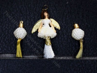 (image for) Miniature Tassel Angel Ornament Set for Dollhouses