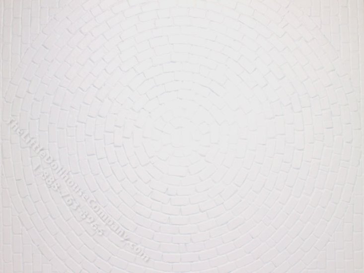 (image for) Circle Brick Patio Veneer Sheet for Dollhouses