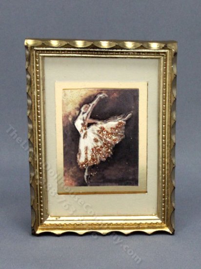 (image for) Miniature 3D Ballerina Painting for Dollhouses