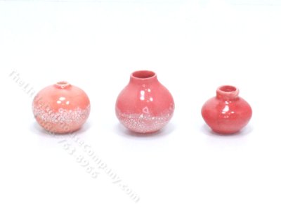 (image for) Miniature 3 Coral Vases by PRD Miniatures