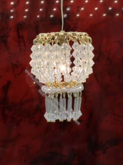 (image for) 1/12 Scale Small Ceiling Chandelier with Tassels