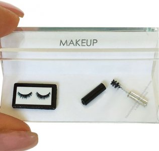 (image for) Dollhouse Miniature Makeup Cosmetic Lashes and Mascara