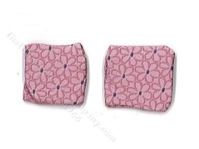 (image for) Miniature Pair of Pink Flower Pillows for Dollhouses