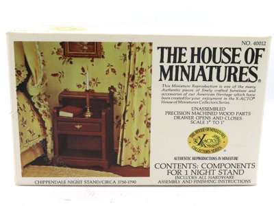(image for) Miniature Unfinished Night Stand Kit