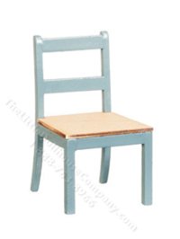 (image for) Miniature Blue and Oak Kitchen Chair