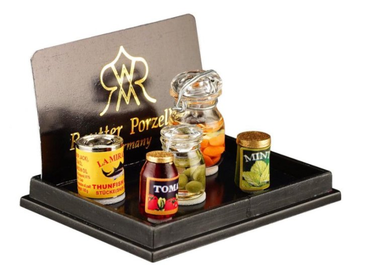 (image for) Miniature Preserves For Dollhouses