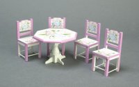 (image for) Pastel Floral Table Set (5 pc.)