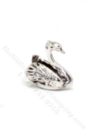 (image for) Miniature Sterling Silver Swan