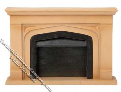 (image for) Miniature Resin Small Manor Fireplace for Dollhouses