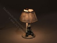 (image for) Miniature 12v Children's Table Lamp for Dollhouses - Blue Bear
