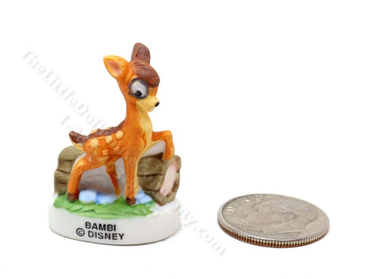 (image for) Miniature Collectible Disney "Bambi" Fève Figurine for Dollhouses