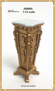 (image for) Rectangular Pedestal French Empire Design 1890-1919