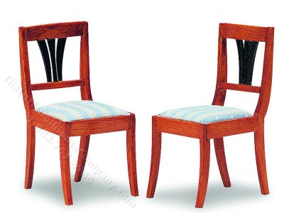 (image for) Miniature Simplified Empire or Biedermeier Upholstered Chair Kit