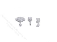 (image for) Miniature Moulded Metal Vanity Set
