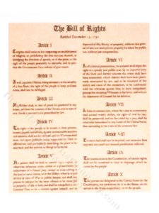 (image for) Miniature Bill of Rights for Dollhouses