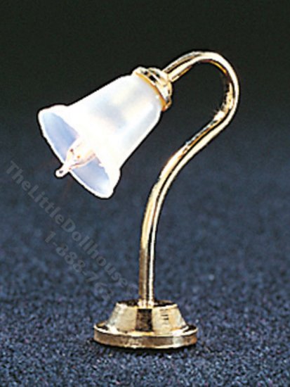 (image for) Miniature Brass Tulip Desk Lamp 12V