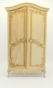 (image for) Miniature Unfinished Notions Armoire - 1/2 Scale