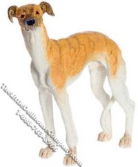 (image for) Dollhouse Scale Model Whippet Standing