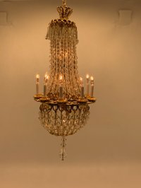 (image for) Dollhouse Scale Tall Ballroom Chandelier