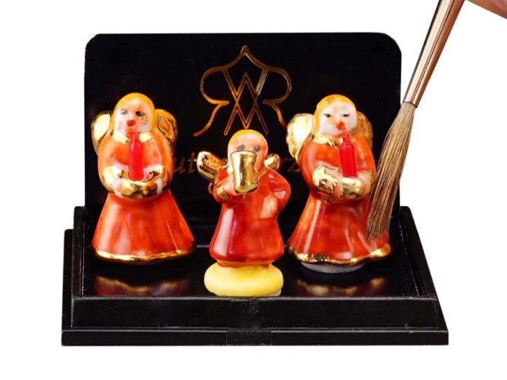 (image for) Miniature Christmas Angel Figurines