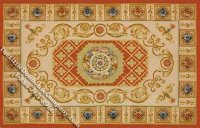 (image for) Dollhouse Scale Model Medium Sized French Aubusson Rug