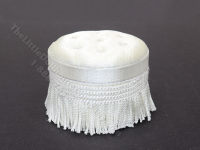 (image for) Ottoman with Matching Cushion