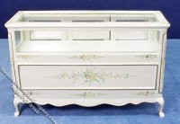 (image for) Miniature White Elegant Store Display Counter for Dollhouses