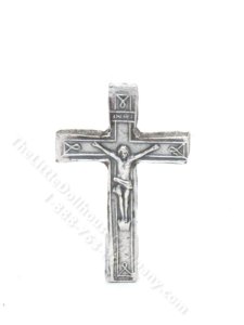 (image for) Dollhouse Miniature Silver Crucifix