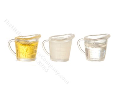 (image for) Miniature Filled Measuring Cups for Dollhouses (1pc)