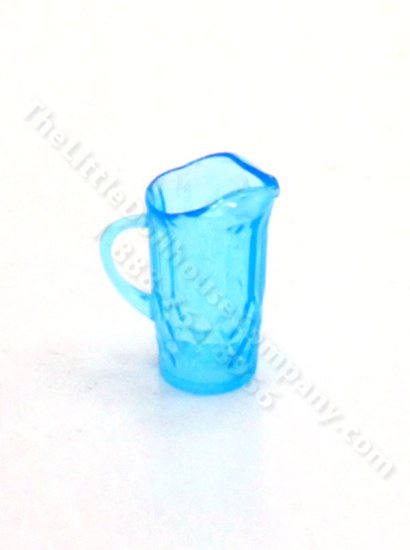 (image for) Dollhouse Scale Model Blue Pitcher