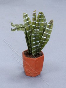 (image for) Handmade Miniature Snake Plant for Dollhouses