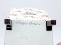 (image for) Miniature Floral Chaise and Chair by Maggie Brown