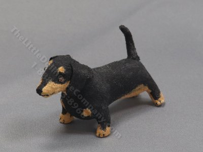 (image for) Miniature Dachshund Dog by Marie W. Evans - Tan/Black