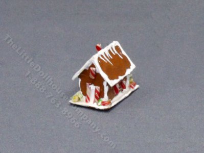 (image for) Miniature Gingerbread Housefor Dollhouses