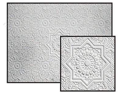 (image for) Miniature Faux Tin Ceiling Panel for Dollhouses