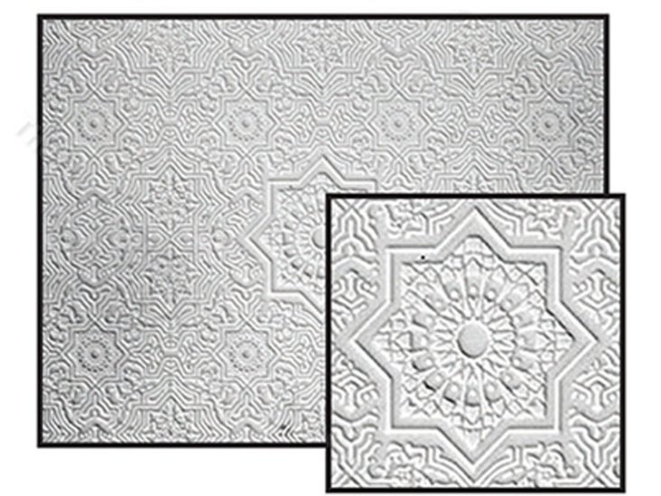 (image for) Miniature Faux Tin Ceiling Panel for Dollhouses
