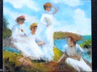 (image for) Miniature "Summer" Replica Painting by Larry Morganti