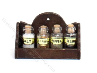 (image for) Miniature Spice Rack for Dollhouses