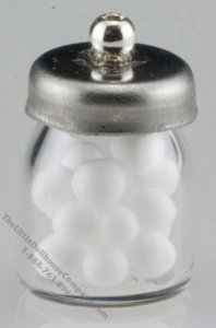 (image for) Miniature Cotton Balls In Jar For Dollhouses