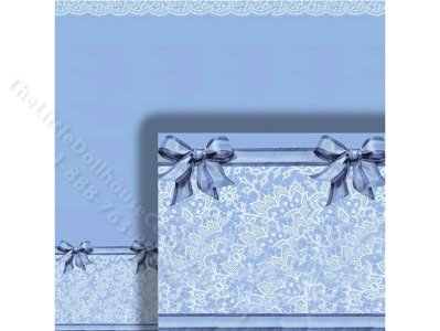 (image for) 1/2 Scale Wallpaper Wainscot for Dollhouses