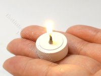 (image for) Miniature LED Light with Wand for Dollhouses (1 Piece) - White