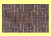 (image for) Dollhouse 1/2 Scale Model Latex Herringbone Brick