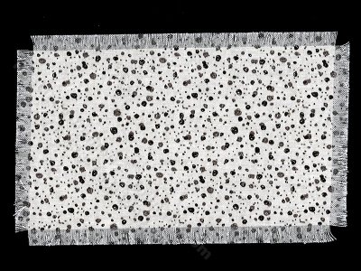 (image for) Miniature Cream Speckle Rug for Dollhouses