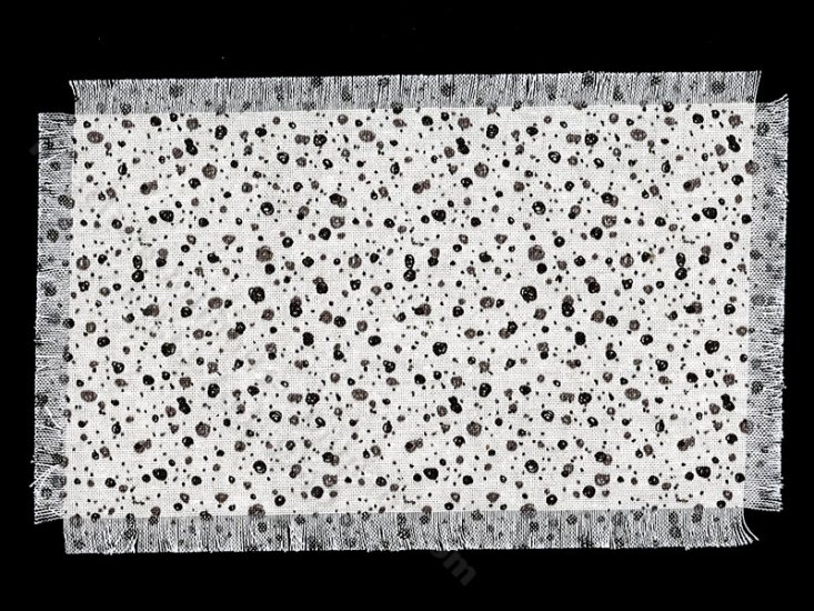 (image for) Miniature Cream Speckle Rug for Dollhouses