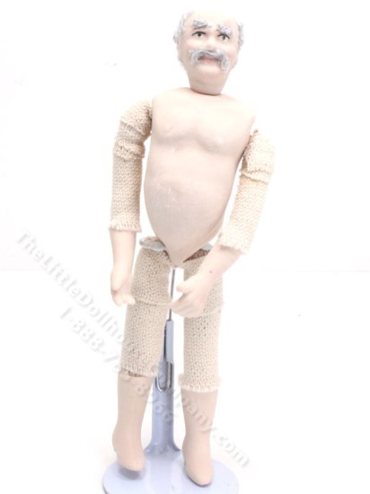 (image for) Undressed Grey Haired Old Man by Patsy Thomas